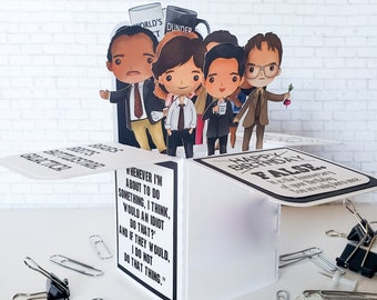 Office Birthday Box Card, Funny Birthday Card