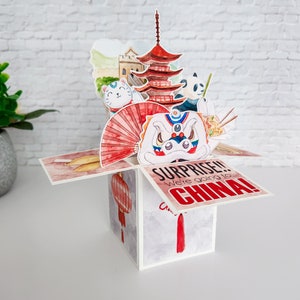 Vacation Surprise China Box Card, Surprise We're Going on Vacation Card