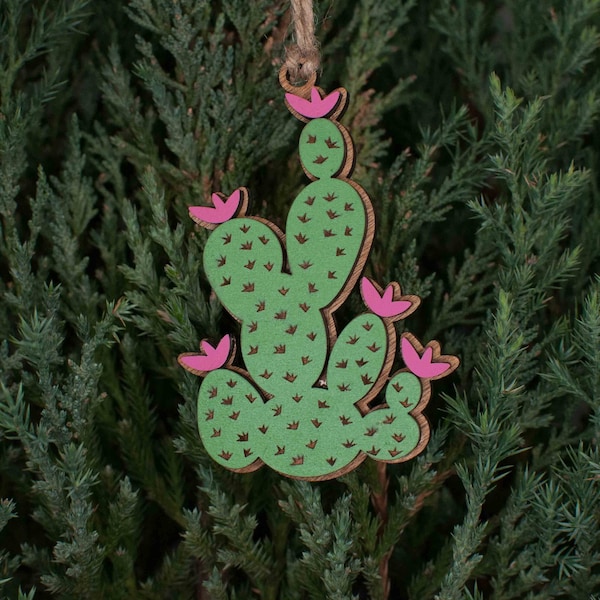 Cactus Ornament Etsy