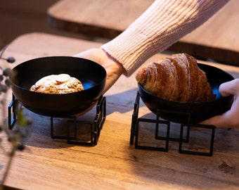 Ensemble de décoration de bols en métal pour la maison, organisateur de cuisine en métal, décoration tendance et fonctionnelle pour organiser, nouvelle idée cadeau pour la maison et le bureau