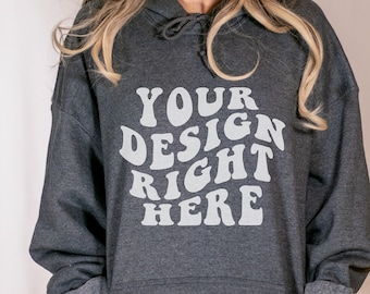 Dark Heather Mockup Gildan 18500 Dark Heather Mockup Mockup Mock Up Trendy Hoody Gildan Mockup Sand Mock Up Oversize Hoodie Estético Preppy