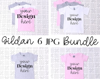 Toddler Mockup Bundle, Gildan Toddler Mockup, Kids tShirt Mockup, Kids White Mockup, G5100P White Mockup, Toddler Pink Mockup, Grey Mockup