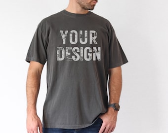 Pepper Comfort Colors 1717 Male Mockup, Pepper C1717 Male Model Mock-Up, Mens TShirt Mockup, Summer Mockup, Fathers Day