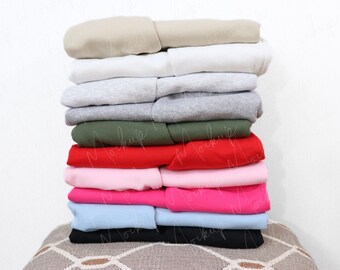 Gildan 18000 Color Chart Bundle - Gildan 18000 Mockup - Gildan Sweatshirt Color Chart - Two Versions: Labeled and Not labeled