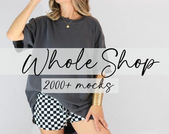 Whole Shop Mockup Bundle, Whole Shop Mockup, Whole Shop Bundle, Whole Shop Pass Mock up, Gildan 18000 mockup, Bella Canvas Mockup, Christmas