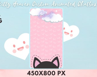 Kitty Heaven Custom Animated Chatbox