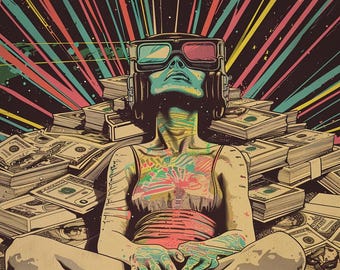 Pop Art Posters for Print - Urban Printable Wall Art Modern Illustrations VISUALIZE IT