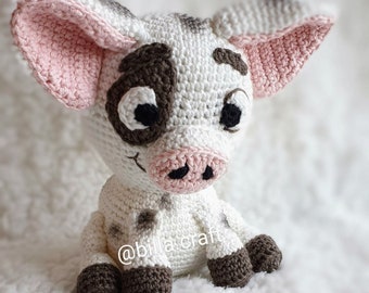 Pua Crochet Doll Amigurumi Pattern, PDF Pattern, English Us / Uk / Pt