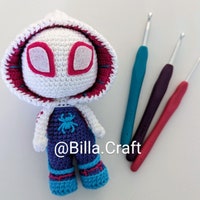 Ghost Spider Crochet Doll Amigurumi Pattern, PDF Pattern, English Us ...