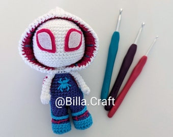 Patrón de amigurumi de araña fantasma (PDF)