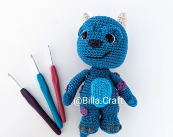 Sullivan Häkelpuppe Amigurumi Häkelanleitung, PDF Pattern, English Us/Uk/Pt