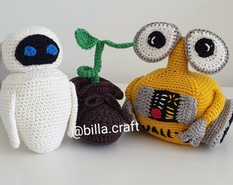 Wall-E E-book Crochet Doll Amigurumi Pattern, PDF Pattern, English Us / Uk / Pt