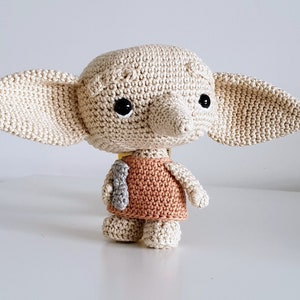 Dobby The Elf Crochet Doll Amigurumi Pattern, PDF Pattern, English US / UK