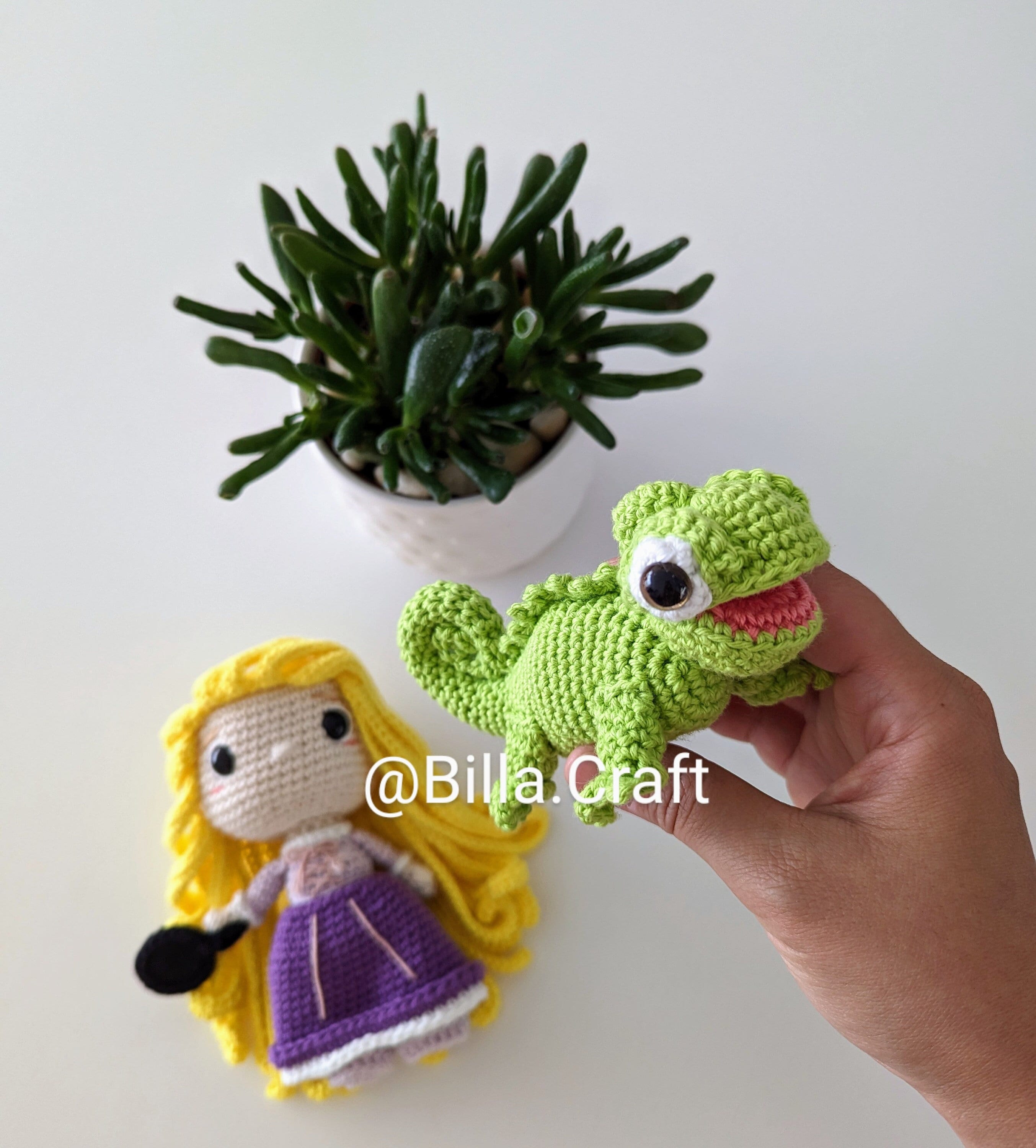 Pascal Crochet Tutorial Pascal the Chameleon Crochet Doll Amigurumi Pattern, PDF Pattern ...