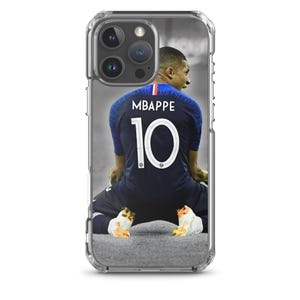 Kylian Mbappé France Worldcup MagSafe® clear case for iPhone® 14, 15, 16