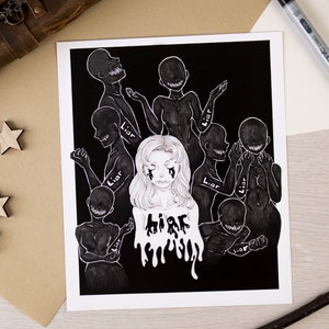 Anime Print - Liar (240 x 200 mm)