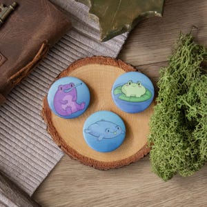 Frog Buttons | Cute Animal Buttons