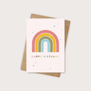 Rainbow Birthday Card | Illustrated