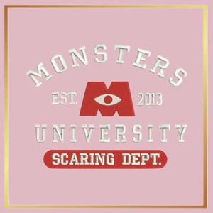 Monsters Embroidery Design File / Sully Mike Embroidery Pattern / Digital Download