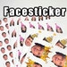 see more listings in the face sticker section