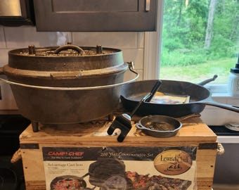 Camp Chef Advantage Cast Iron Lewis & Clark 200 Year Commemorative Set