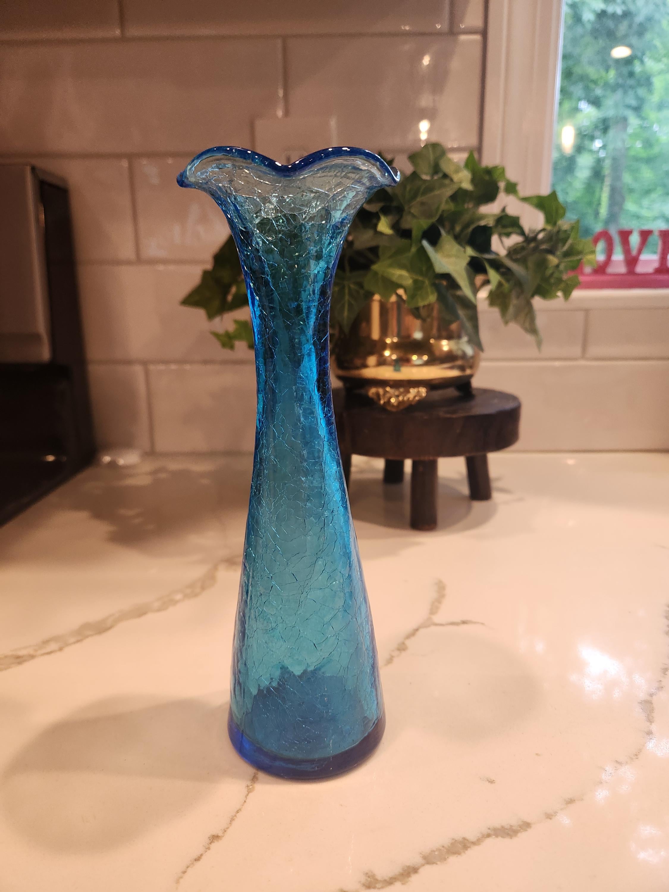 Blenko Glass Vases - Etsy