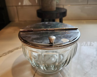 Vintage Gemco Restaurantware Glass Sugar Bowl