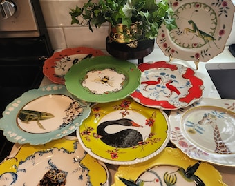 Anthropologie Lou Rota Nature Table Bird Plate - Etsy