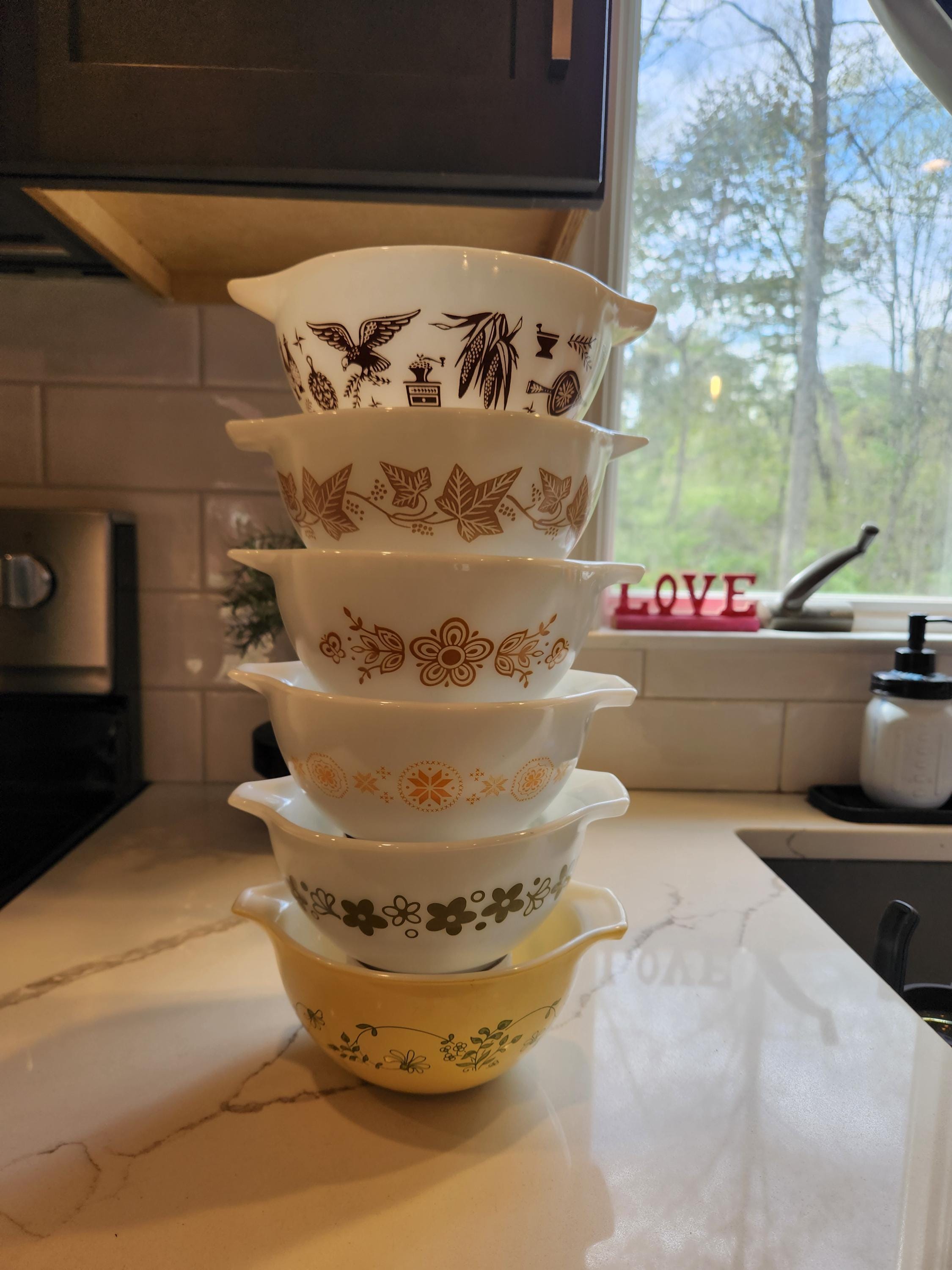 Pyrex Butterfly Gold Cinderella Bowls - Etsy
