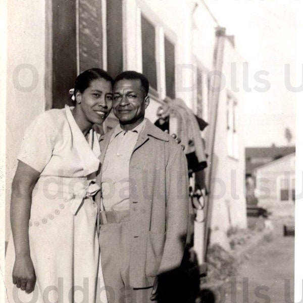 Happy Couple | Instant Digital Download Vintage Photograph