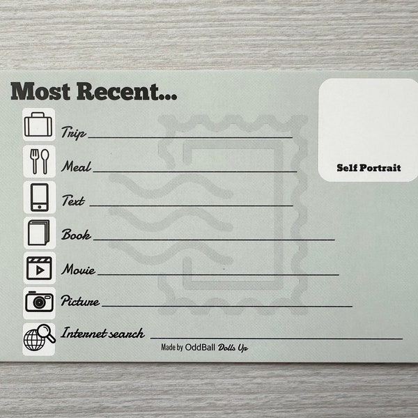 Postcard “Most Recents”