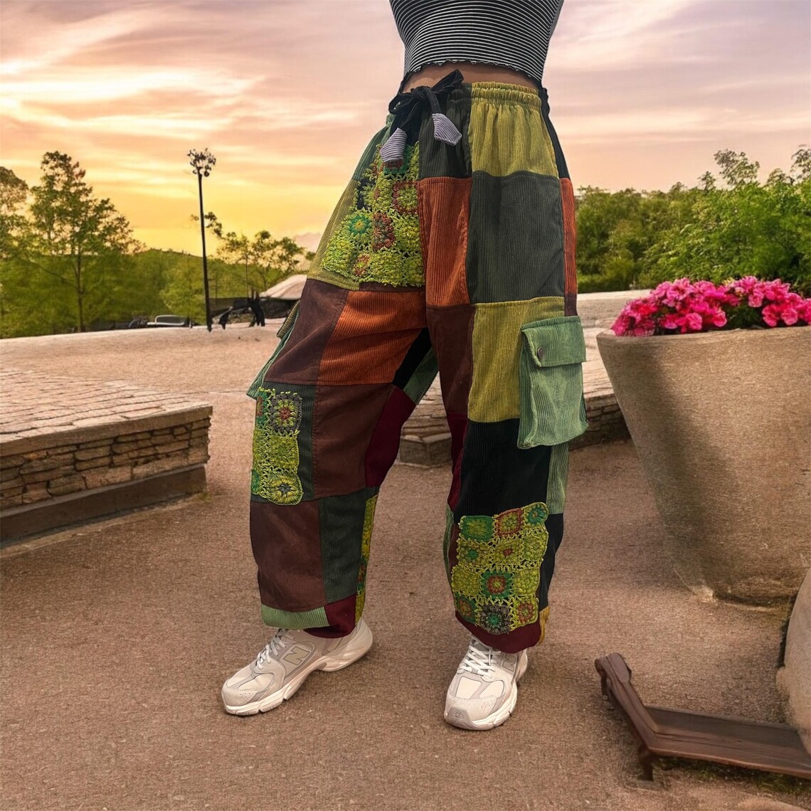 Knitted Corduroy Pants
