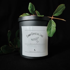 Camp Crystal Lake | soy candle, literary candle, movie candle, Friday the 13th
