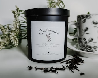 Curiouser | soy candle, literary candle, movie candle, alice in wonderland