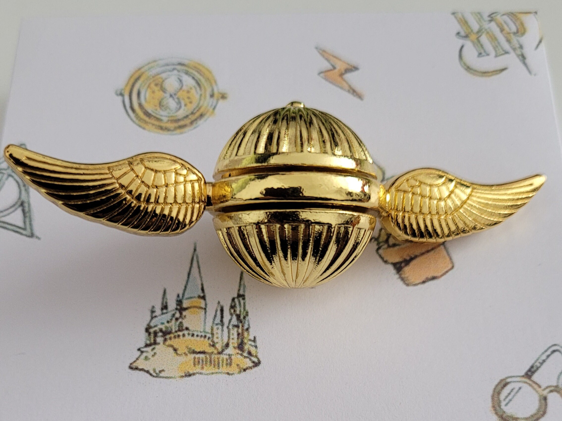  Harry Potter Golden Snitch Pen With Charm : Office Products