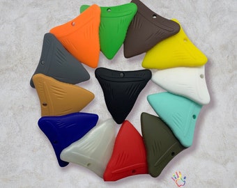 Shark Tooth Silicone Chewy Necklace: Sensory Fidget Chewelry Sensory Support Tools