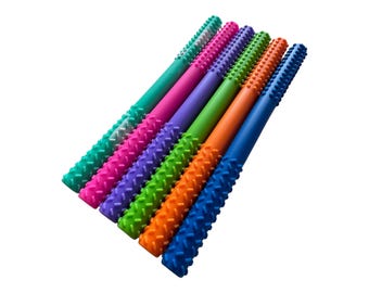 Textured Tube Chewing Adult Sensory Chew Toy  Fidget Tools