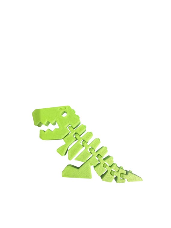 Flexy Rexy Dinosaur fidget tactile textured 3D printed