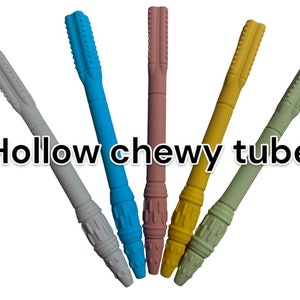 Arrow Chew Toy: Hollow Textured Tube for Sensory Needs