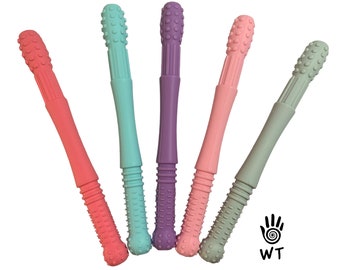 Textured Chewable Tube: Sensory Chew Toy Sensory Support Tools
