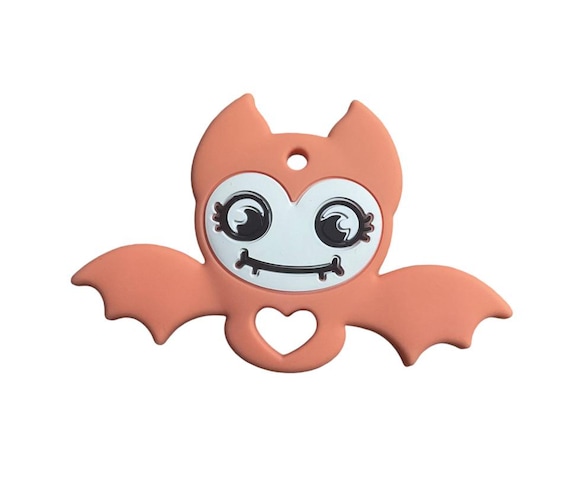 Halloween Bat Chew Necklace, Food Grade Silicone Sensory Stimming Toy