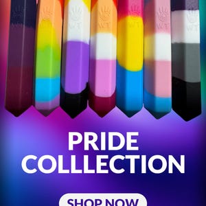 LGBTQ+ Pride Gemstone Chew Necklace: Silicone Sensory Aid for Autism, ADHD