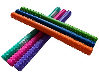 Textured Hollow Tube Chew: Sensory Fidget Toy tools
