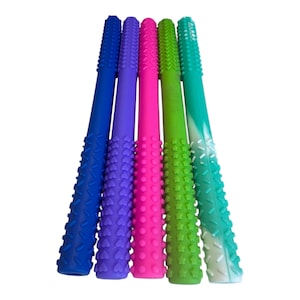 Textured Tube Chew: Sensory Fidget Toy for Autism, ADHD