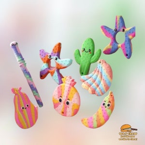 Fun Fruit Necklace Silicone Pendants ASD Chewelry ADHD Autism Sensory Therapy Stimulation Stim Toy Fidget Fiddle