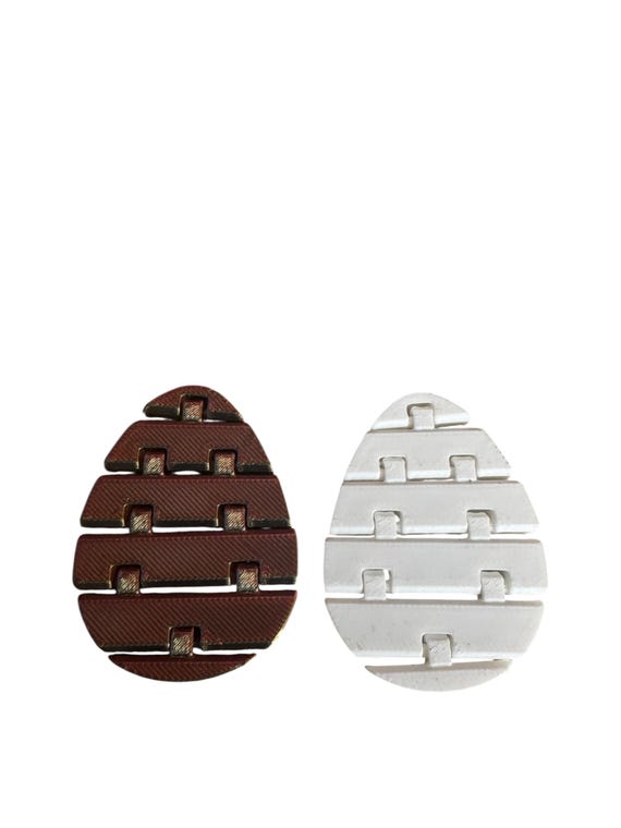 Easter egg flexi fidget tactile textured 3D printed