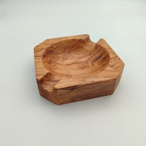 Square Handmade Wood Cigar Ashtray,Cigarette Ashtray,Gift For Dad