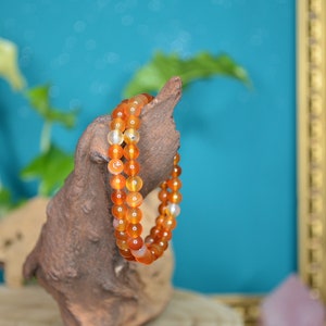 Bracelet Carnelian Balls Gemstone Bracelet Gemstone Jewelry Stone Bracelet Gemstone Necklace Handmade