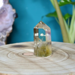 Citrine Citrine Point Untreated Rainbow Flash Point Manifesting Prosperity Manifestation