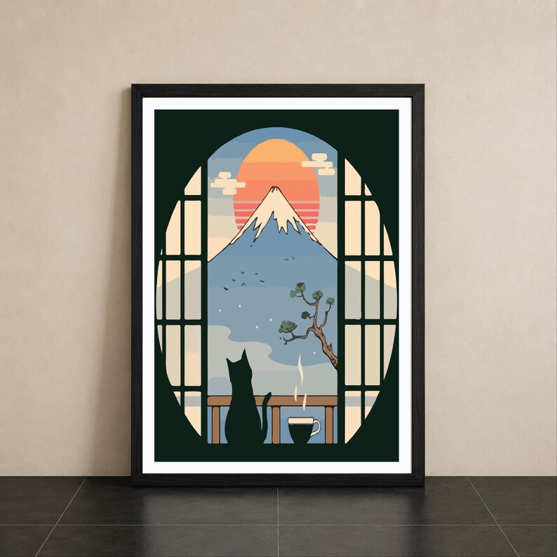 Japanese Landscape Poster, Mount Fuji Wall Art, Japandi Decor Print, Traditional Japan Illustration, Minimalist Nature Artwork, Wabi Sabi Interior, Zen Wall Decor
Japanese Poster, Mount Fuji Art, Japandi Decor, Japan Wall Art, Japanese Landscape, Wabi Sabi Art, Cat Wall Art, Tea Poster, Sunset Landscape, Minimalist Poster, Nature Wall Art, Japanese Print, Scandinavian Art, Zen Decor, Asian Wall Art, Fuji Poster, Living Room Art, Japanese Decor, Travel Poster, Mountain Art